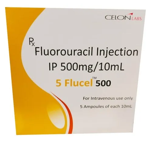 5 Flucel 500mg Fluorouracil Injection