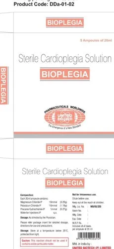 Sterile Cardioplegia Solution